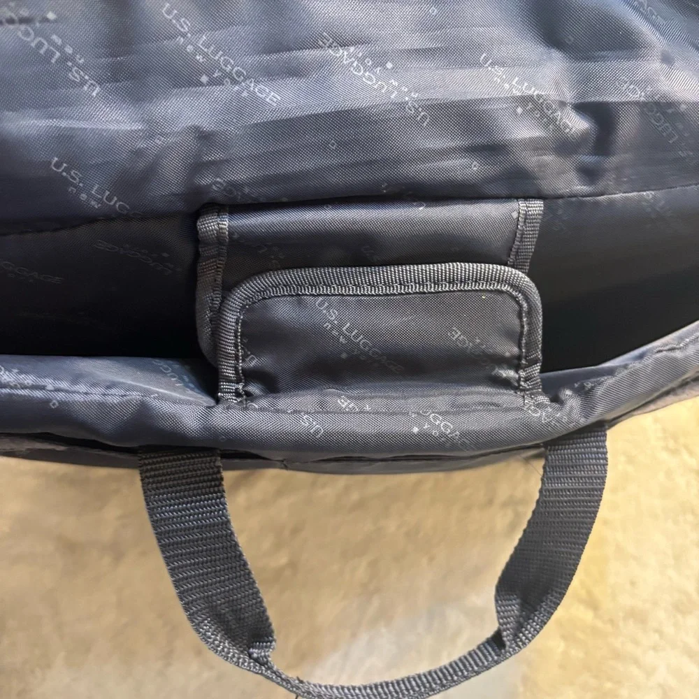 Travel Laptop Bag U.S. Luggage New York Navy Unisex Padded Nylon